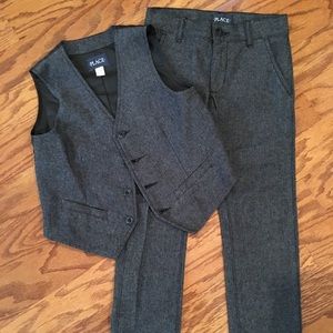 Children's Place Boys Vest & Dress Pants Size 5/6